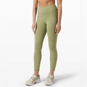 Lululemon Invigorate High Rise Tight 25” in Vista Green Size 8